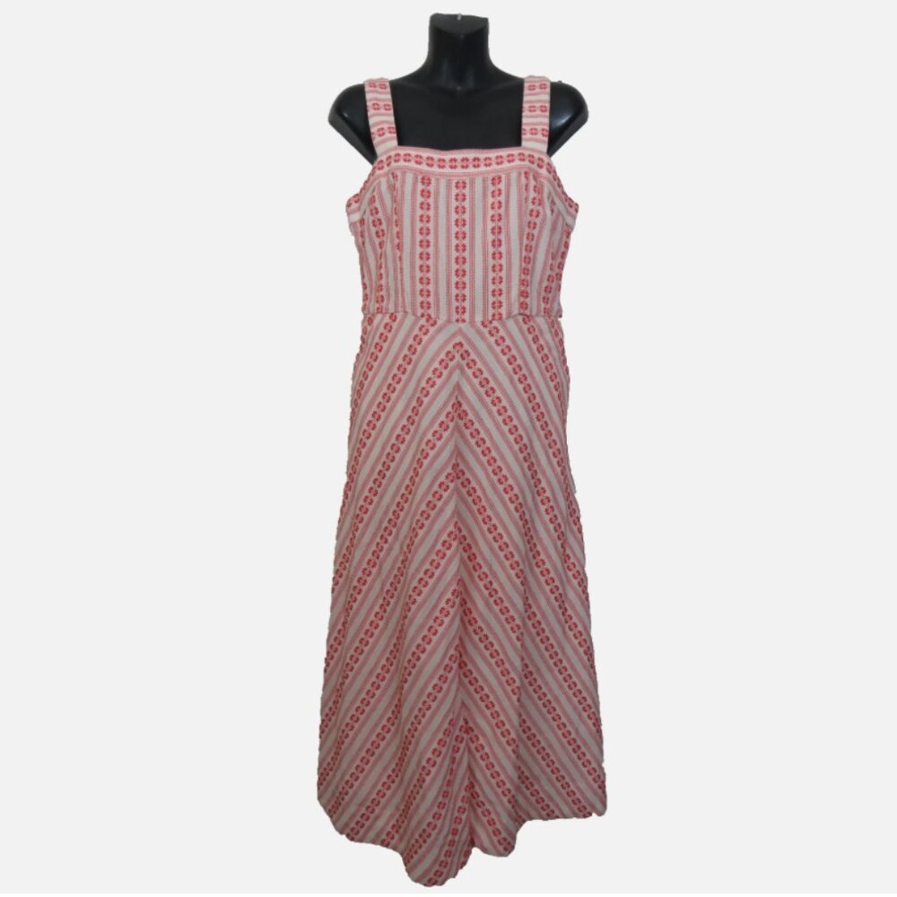 Draper James size 6 Floral Embroidered Printed Dress Harper Love Circle Cotton